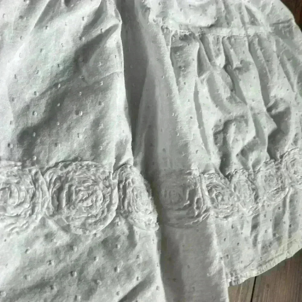 Rhapsody White Embroidered Skirt size L - Picture 8 of 8